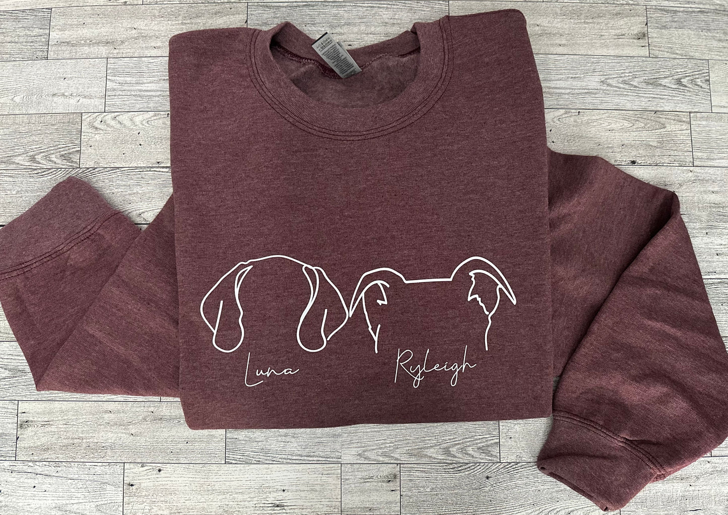 Dog Outline Crewneck